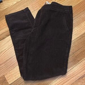 Large Men’s Old Navy Brown Corduroy Comfort Waist Pants